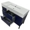 Modern Bathroom Vanity, Blue, 48